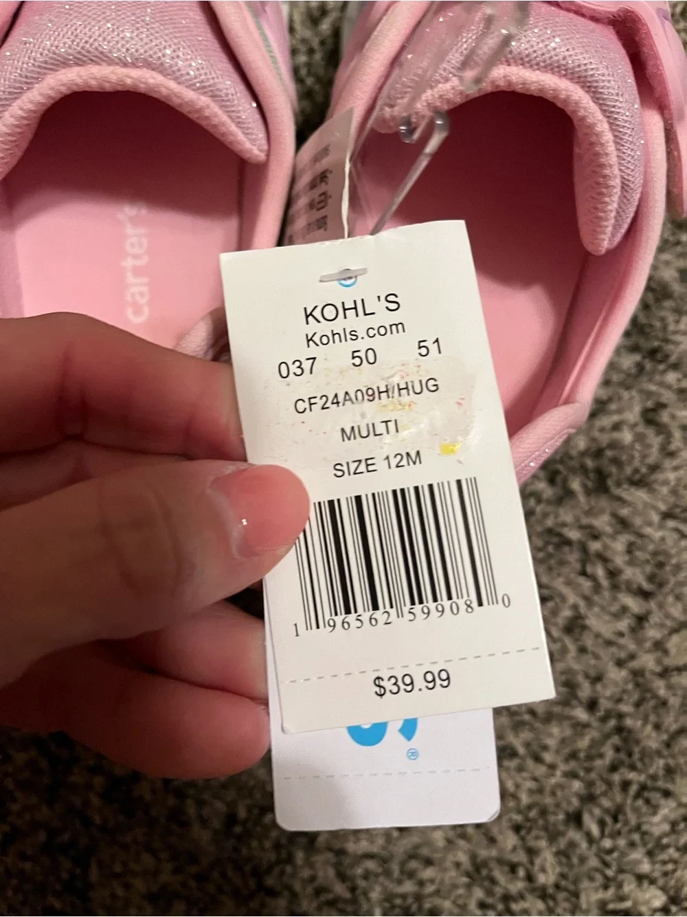 Carters girls shoes. #K6